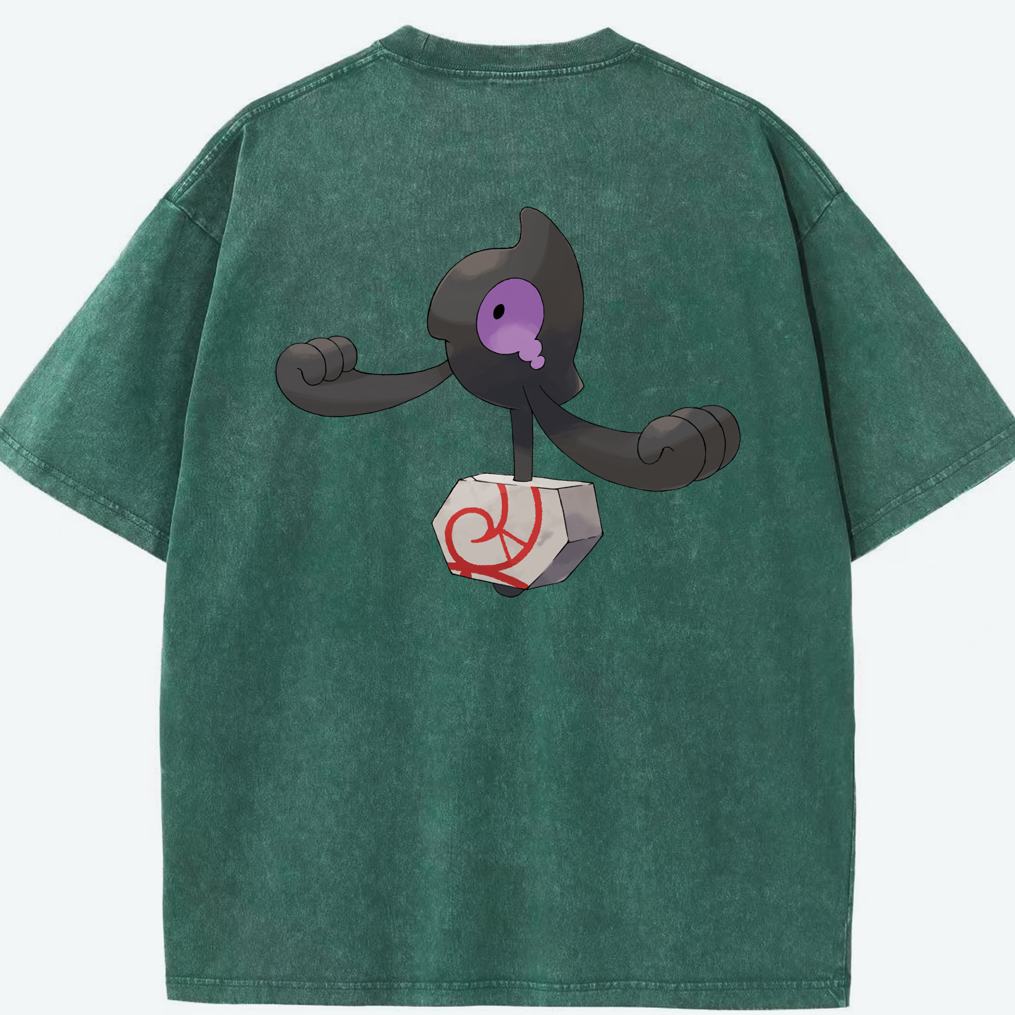 （画像用） ポケットモンスター Pokémon 綿100% ヴィンテージ風 半袖Tシャツ（背面プリント）